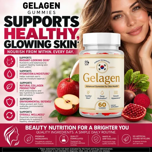 Vista 2 de Gelagen - Gomitas de gelatina coreana, paquete de 2 unidades de Gelagen