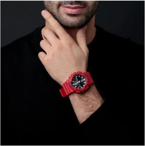 Vista 2 de Casio Mens Quartz Watch with Plastic Strap Model GA-100B-4AER