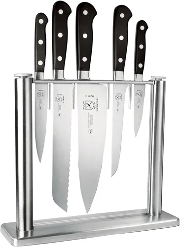 Vista 8 de Mercer Culinary Juego de cuchillos magnéticos Renaissance Board de 6 piezas, 11 3/8 x 9 pulgadas, acero inoxidable