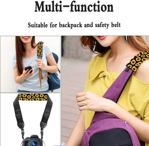 Vista 7 de FOR U DESIGNS - 2 fundas universales para cinturón de seguridad, correa de hombro, almohadillas para coche/bolsa, cinturón de seguridad suave