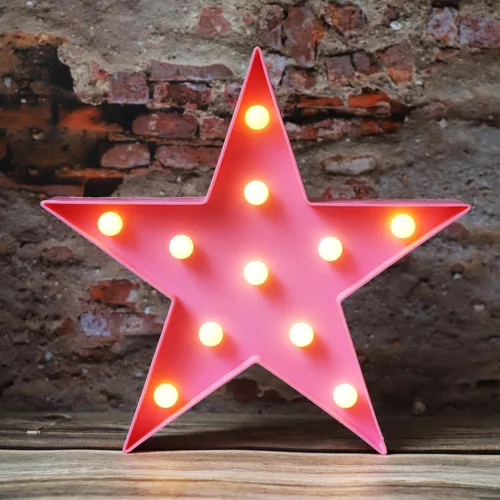 Vista 9 de Luz nocturna LED de marquesina, con forma de estrella, funciona con pilas, lámpara de mesa para niños, bebé, niño, regalo de niña, cuarto de bebé