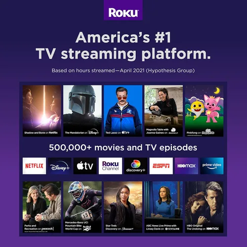 Vista 5 de Roku Ultra 2020 Streaming Media Player HD / 4K / HDR / Dolby Vision con Dolby Atmos, Streaming Bluetooth y el control remoto de voz con gato