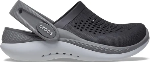 Vista 5 de Crocs Zuecos Literide 360 unisex para niños, NegroGris (Slate Grey), 9 Bebé mayor