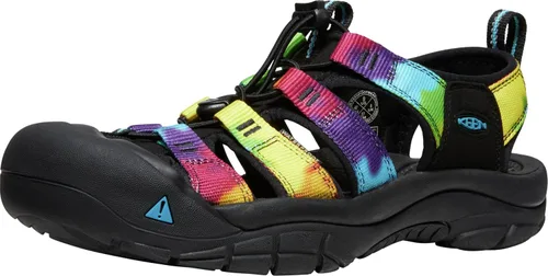 Vista 23 de KEEN Newport H2 Sandalias de punta cerrada para hombre Aleación/oro crema
