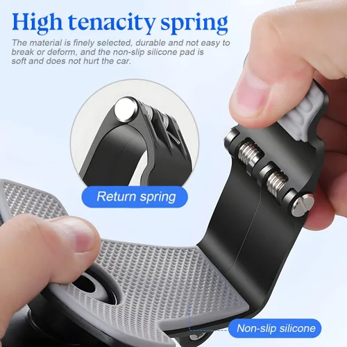 Vista 3 de zipelo Soporte para Teléfono de Coche, Soporte de Teléfono Celular de ABS para Auto, Soporte de Teléfono Celular de Salpicadero de 1400 Grados
