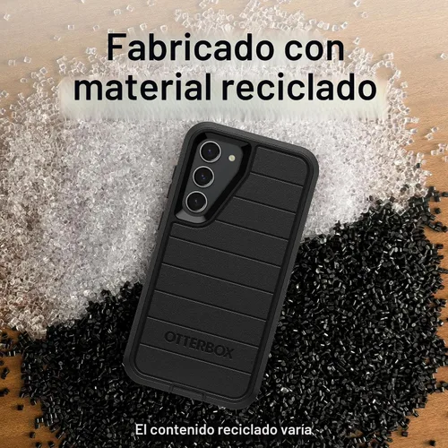 Vista 4 de OtterBox Galaxy S23+ (Solo) - Funda Defender Series - Negra, Resistente y Duradera - con Protección de Puertos - Solo Funda - Protección contra