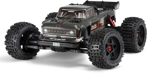 Vista 11 de ARRMA Camión RC Outcast 4X4 4S BLX 1/10 4WD Camión de acrobacias RTR (batería y cargador no incluidos), rojo, ARA4410V2T4