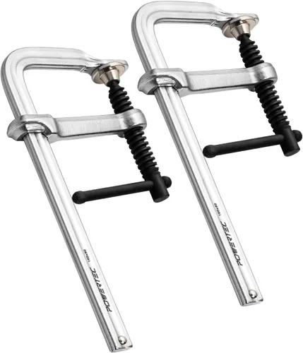 Vista 9 de POWERTEC Abrazadera para Agujeros de Bolsillo, Abrazadera de Ángulo Recto de 12" de Liberación Rápida para Ensamblaje de Agujeros de Bolsillo