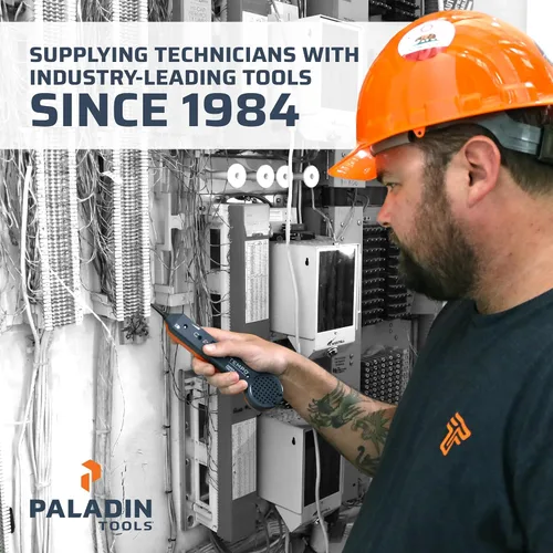 Vista 7 de Paladin Tools - Paquete de herramientas de red – Incluye crimpador de datos modular, cortador de cables/pelador, herramienta de perforación sin