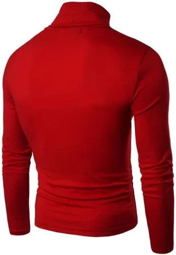 Vista 2 de MAQUIDE Suéter básico de punto con cuello alto para hombre