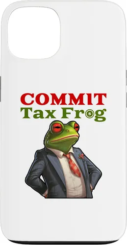 Vista 7 de Funda para iPhone 16 Commit Tax Frog Funny Fraud Meme Case