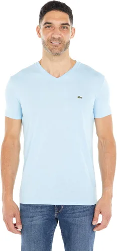 Vista 8 de Lacoste TH6710 - Camiseta de manga corta con cuello en V para hombre Marrón