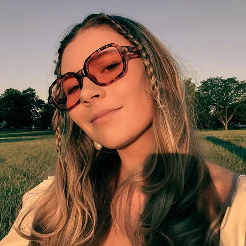 Vista 3 de Duper Gafas de sol estilo aviador retro de los años 70, tonos azules para mujer