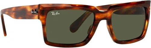 Vista 10 de Ray-Ban Rb2191 Inverness Gafas de sol rectangulares, Rayas HabanaVerde