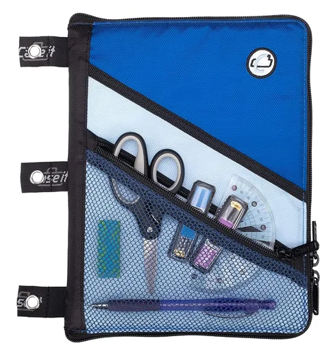 Vista 9 de Case It Accesorio para tableta, tableta acolchada con 3 ojales de acero, se adapta a cualquier carpeta estándar de tamaño carta de 3 anillas