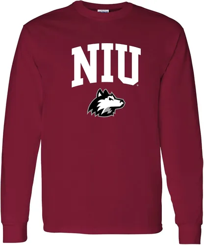 Vista 162 de NCAA oficial de College – University Team Color Arco Logo Manga Larga