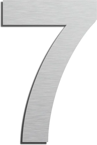 Vista 34 de Números de casa autoadhesivos – Números de puerta de acero inoxidable de 6 pulgadas para exteriores – Número de casa grande y moderno, número