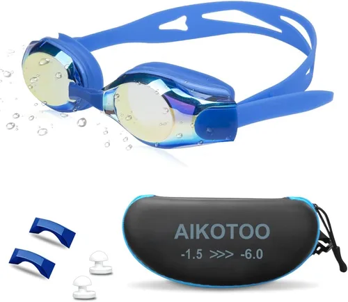 Vista 8 de Gafas de natación miope, Gafas de natación de visión corta