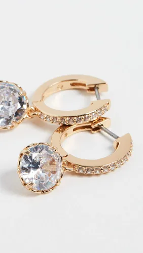 Vista 4 de Kate Spade New York Pendientes de mujer That Sparkle Pave Huggies
