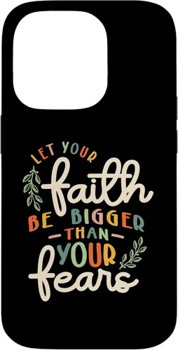 Vista 17 de Faith Over Fear Vintage Inspire Christian Design Case for iPhone 17