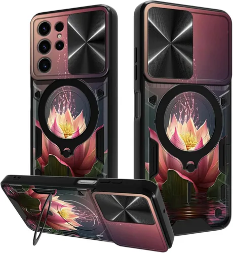 Vista 9 de Funda para Samsung Galaxy A03S de 6.5 pulgadas, funda protectora resistente con función atril giratorio de 360 grados, funda protectora resistente