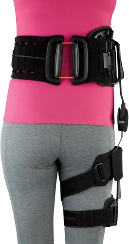 Vista 2 de Breg Soporte de cadera de alcance en T (pequeño derecho (24" - 31" cintura)) Hip surgery recovery for men & women, limits hip abduction and