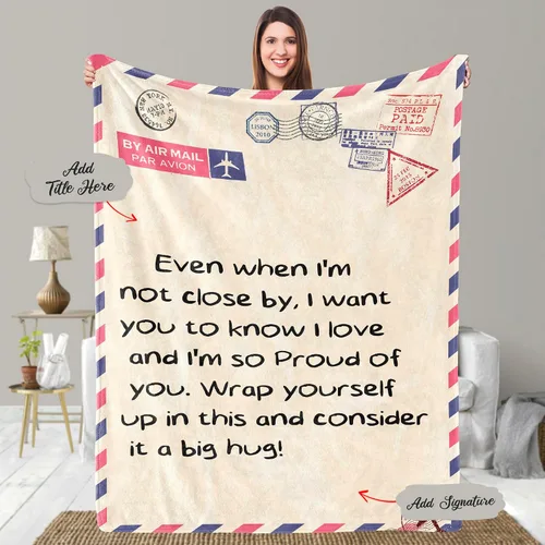 Vista 25 de UFOORO Manta para hija, manta de forro polar suave con diseño de oso abrazo de oso, regalo sincero de padre a hija, el mejor regalo para hijas
