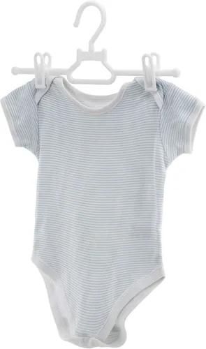 Vista 3 de Hangerworld 10 perchas blancas de 11.8 in para niños, ropa de abrigo de plástico, ropa para bebés y niños pequeños.
