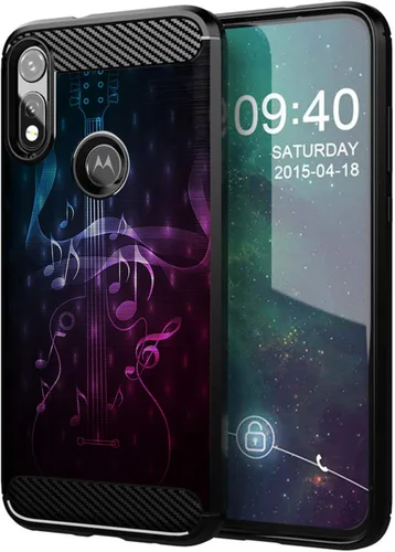 Vista 13 de CasesOnDeck - Funda compatible con Motorola Moto E (2020), diseño delgado, flexible, elegante, de protección contra golpes, funda de poliuretano