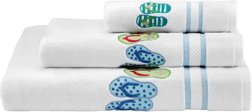 Vista 3 de Avanti Linens - Toalla para los dedos, algodón suave y absorbente, modo playa