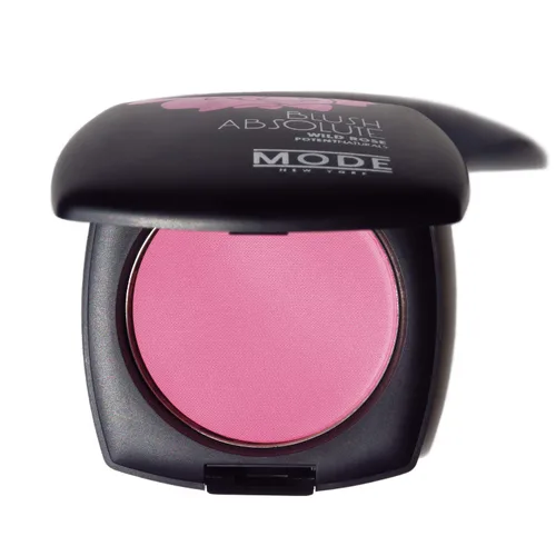 Vista 5 de MODE Matte Sunkissed Nude Terracotta Blush Absolute ALL WAYS FOXY - Polvo prensado suave color mejilla, rubor natural de larga duración compacto ALL
