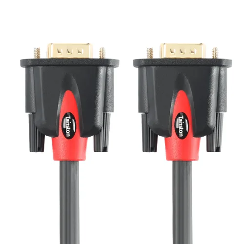 Vista 2 de Cable VGA a VGA HD15 para monitor con ferritas macho a macho-25 pies