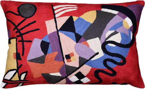 Vista 11 de Funda de almohada lumbar Hundertwasser biomorfo, funda de almohada abstracta moderna para sofá, casa de campo, para silla de exterior, cojines