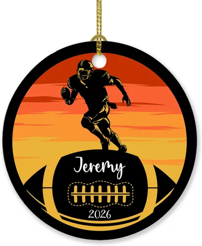 Vista 27 de Adorno personalizado de tiro con arco de Navidad 2025, adorno de Navidad con arco y flecha, regalo con nombre de arquero, año, adorno de jugador