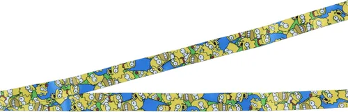 Vista 3 de The Simpsons - Cordón reversible para llaves, llavero de identificación con colgante de goma Bart Simpson