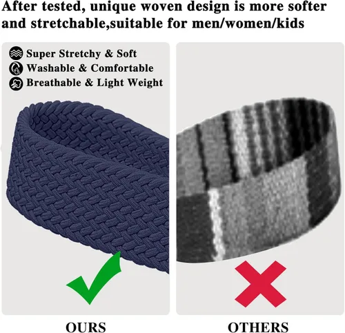 Vista 5 de Fishent Llavero elástico, bonito llavero de pulsera, cordón de muñeca tejido mejorado para llaves, llaveros para mujeres y hombres, llaves