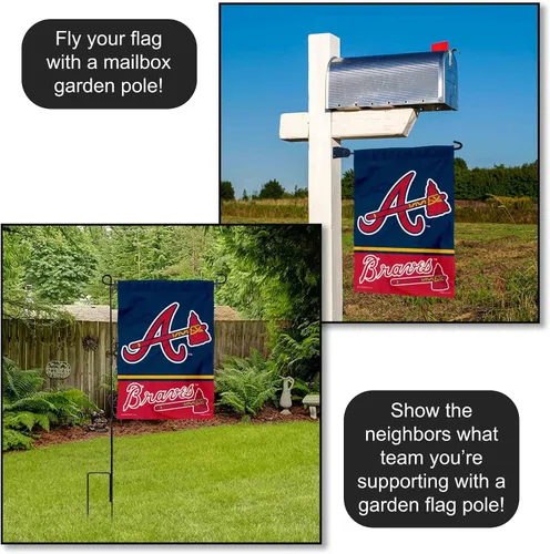Vista 4 de Bandera de jardín de doble cara de Atlanta