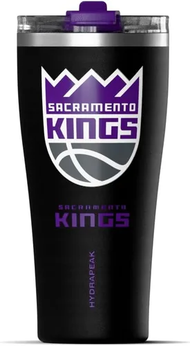 Vista 14 de Hydrapeak Atlanta Hawks - Botella de agua de acero inoxidable aislada al vacío de 30 onzas con licencia oficial de la NBA, con tapa con popote, a