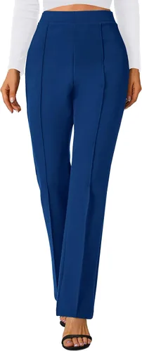 Vista 14 de Urban CoCo Pantalones de trabajo elásticos con corte de bota, pantalones de yoga pequeños para oficina casual
