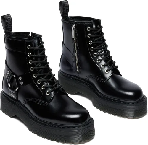 Vista 4 de Dr. Martens Botas de cuero 1460 Pascal Virginia de 8 ojales para mujer