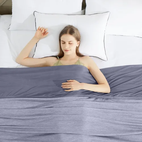 Vista 10 de HYLEORY - Mantas refrescantes para personas que duermen con calor, manta fresca de verano para mantener el cuerpo fresco para sudores nocturnos