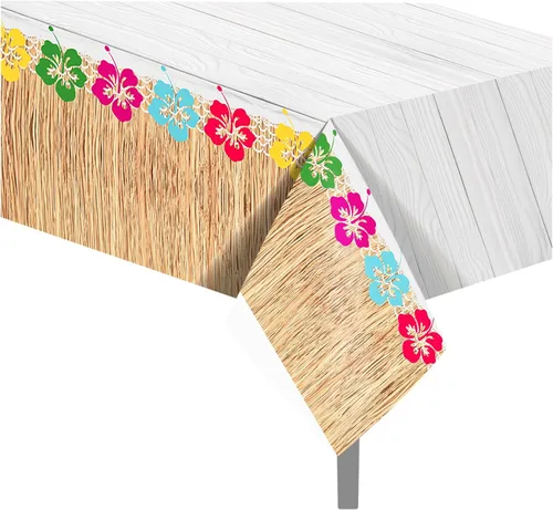 Vista 69 de 1 paquete de mantel de plástico con diseño de bandera americana del 4 de julio para fiesta, 54 x 87 pulgadas de largo, mantel rectangular para bufé