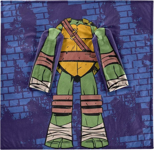 Vista 2 de Northwest Manta cómoda para jóvenes con mangas Nickelodeon Teenage Mutant Ninja Turtles, Being Leo, multicolor