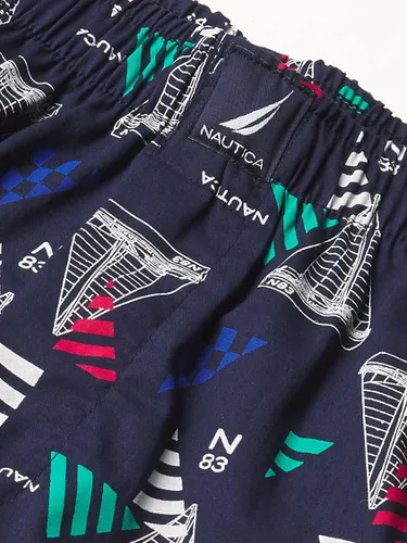 Vista 2 de Nautica Men's Cotton Woven 3 Pack Boxer
