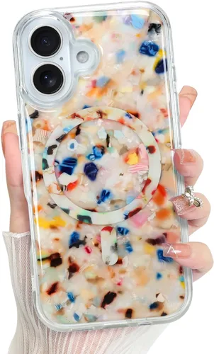 Vista 51 de Bonoma - Funda para iPhone 17 Pro Max 2025 con cristales brillantes, purpurina brillante
