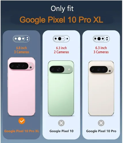 Vista 2 de OtterBox Funda para Google Pixel 10 Pro XL (solamente) – Serie Commuter – Negro – Delgado y resistente – Apto para bolsillo – con protección