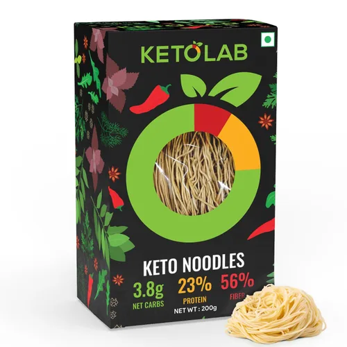 Vista 8 de Ketolab Espaguetis de fideos Keto, 10.7 onzas, 1 paquete, 0.13 oz de carbohidratos netos y 0.39 oz de alto contenido de proteínas/porción, idénticos