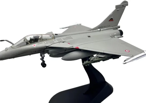 Vista 6 de 1:100 France Rafale C Libia War Fighter Jet Avión de metal militar fundido a troquel modelo para colección o regalo (Rafale)