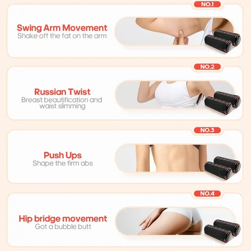 Vista 7 de LifeTech Juego de 2 mancuernas de 2.2 libras para caminar, con acolchado de espuma antideslizante, pesas de mano para correr de agarre suave