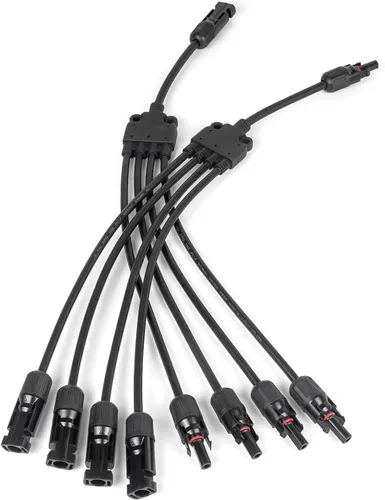 Vista 8 de Conector de panel solar de 2 a 1 2 vías, divisor de panel solar de 1000 V FMM+MFF rama en Y, conectores paralelos para conexión paralela entre 2 a 1